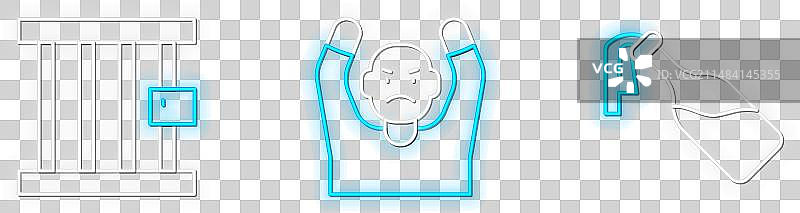 燃烧瓶监狱窗户和小偷鸡尾酒组合图片素材