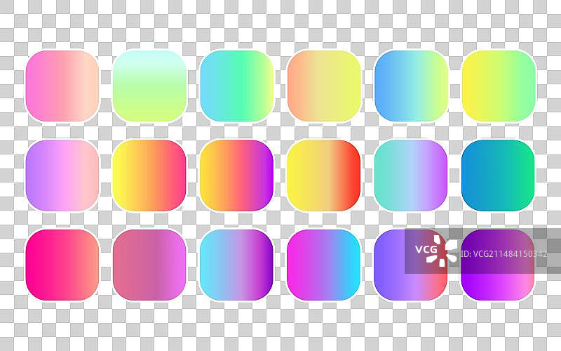 渐变色调色板图片素材