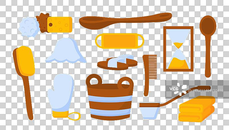 桑拿设备套装图片素材