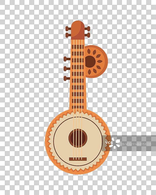 印度西塔琴图片素材