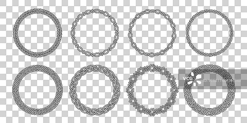 凯尔特圆形框架复古边框图片素材