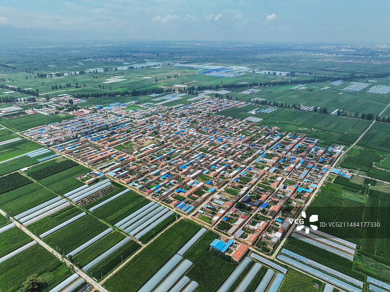 农村航拍照片全景图片素材