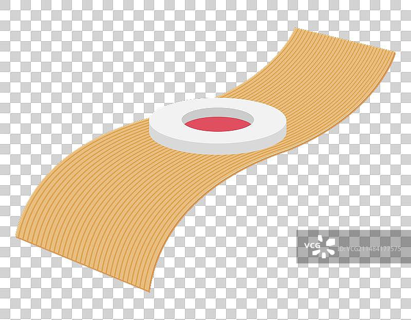 用于密封伤口的医用膏药图片素材