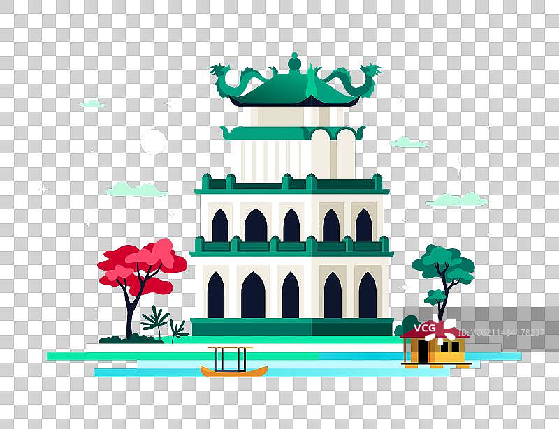 还剑湖现代彩色风光图片素材