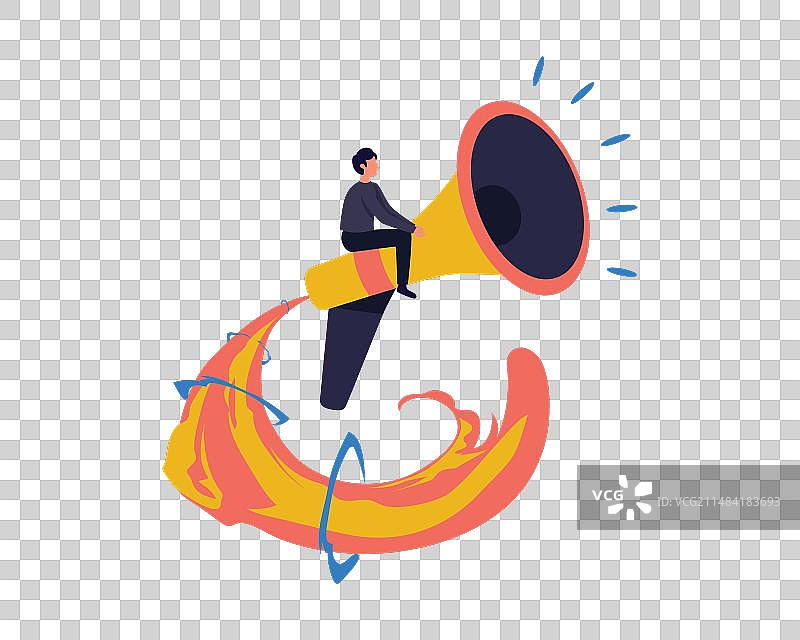 公共关系推荐好友分享概念图片素材