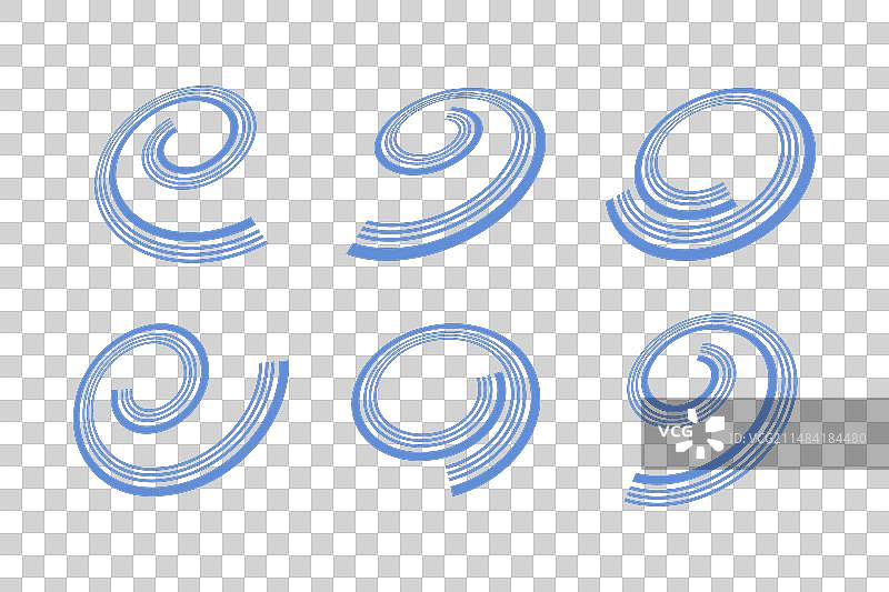 螺旋设计元素图片素材