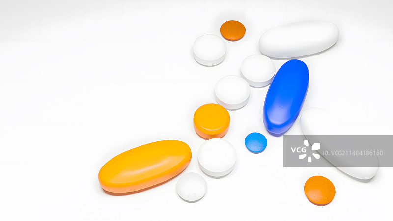药物3D渲染图片素材