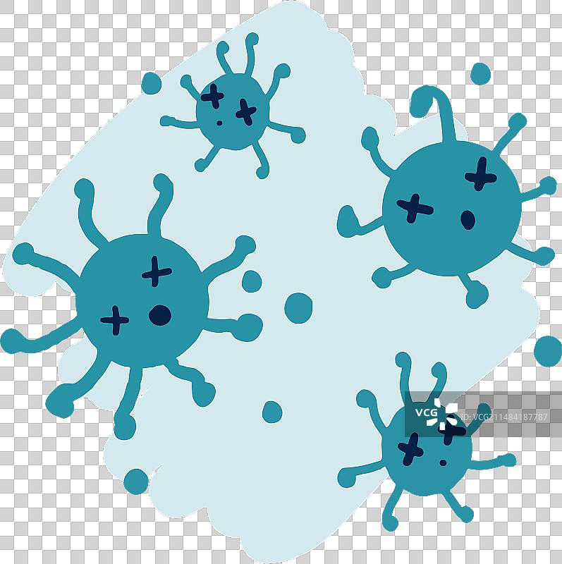 战胜微生物的病毒图片素材