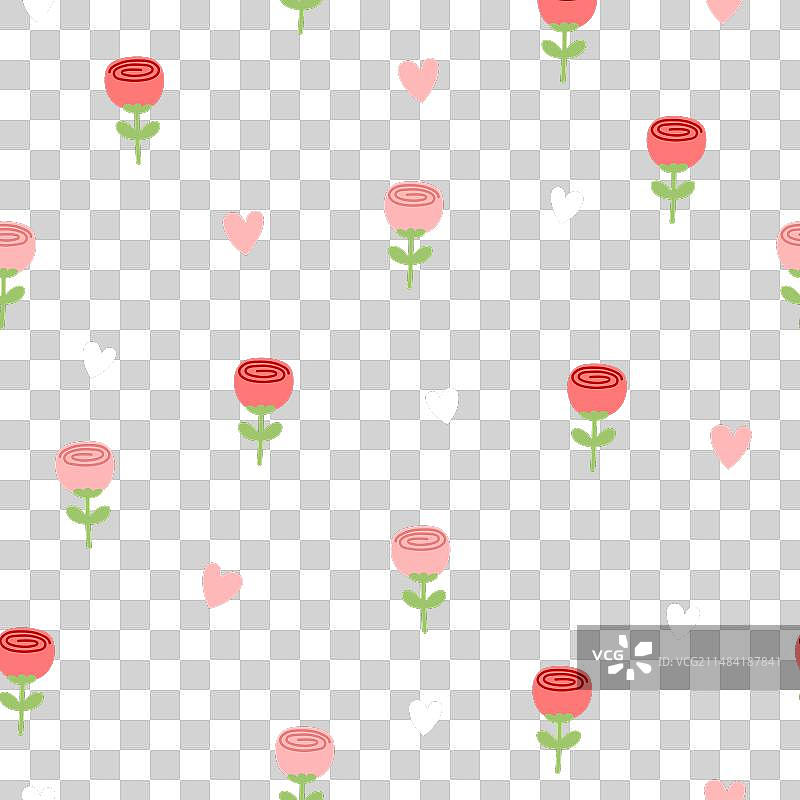 可爱的粉红色玫瑰图片素材