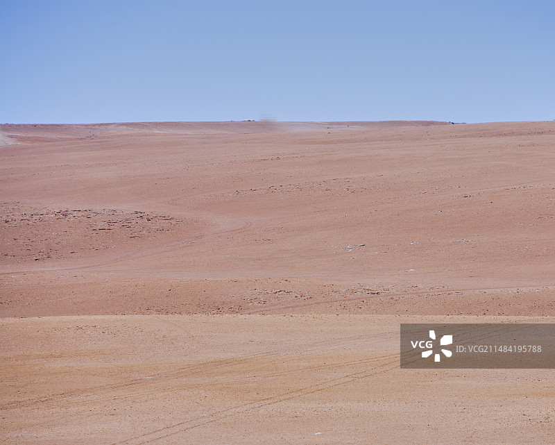 蓝天下的沙漠风光图片素材