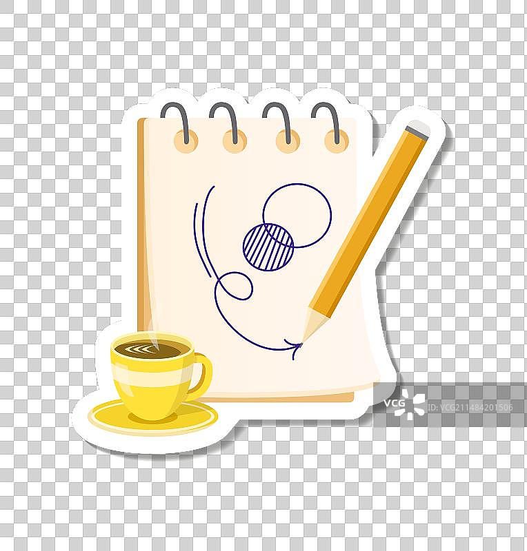 写生簿贴纸绘画工作坊图片素材