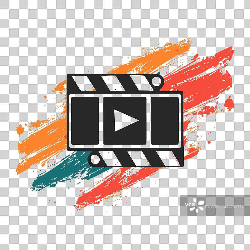 简洁电影标志图片素材