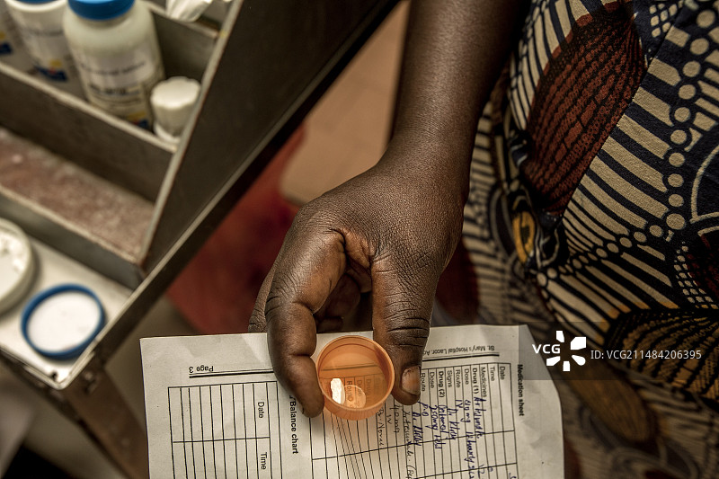 医院药品处方笺图片素材