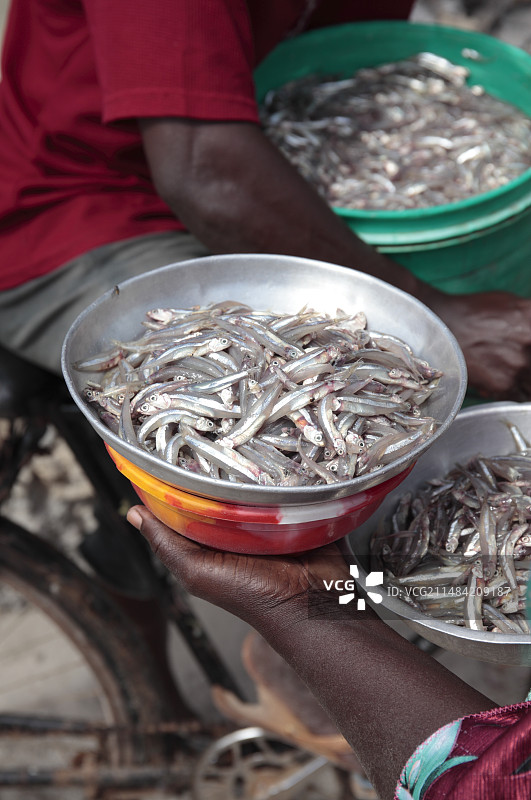 桑给巴尔的鱼贩图片素材
