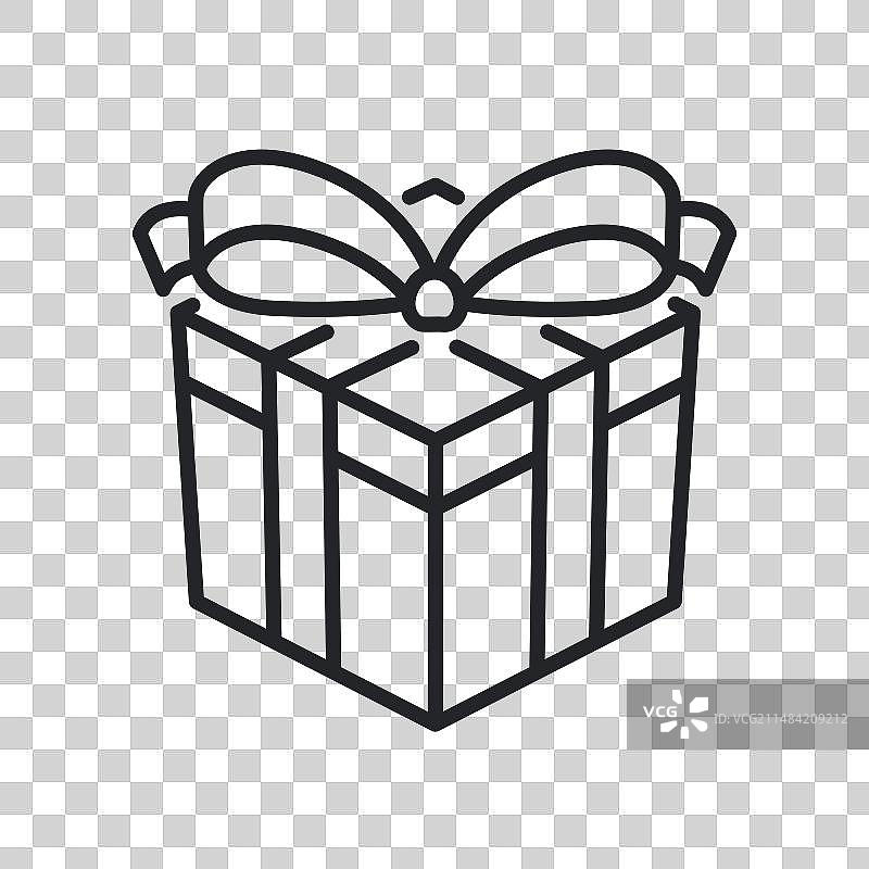 礼品盒图标图片素材