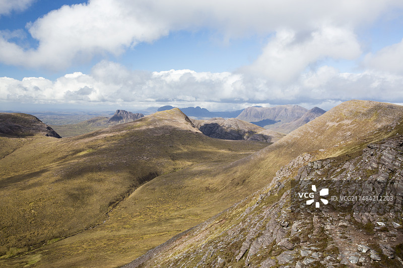 英国苏格兰高地本莫尔科伊加赫山图片素材