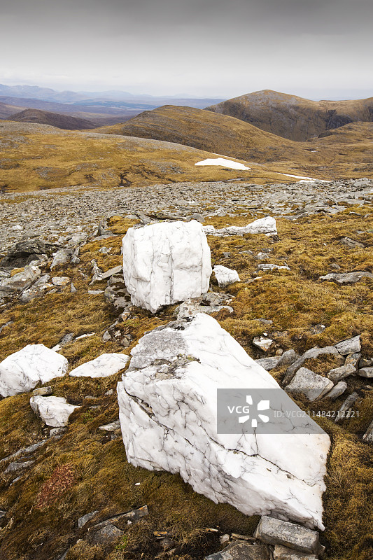 斯诺德本峡谷，苏格兰高地，英国图片素材