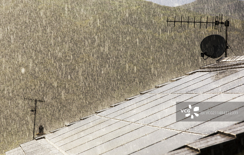 英国的倾盆大雨图片素材