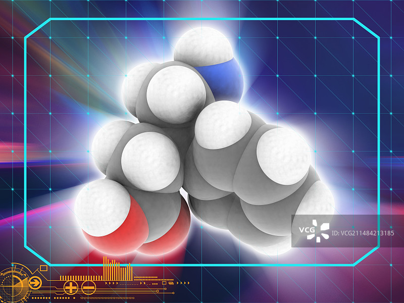 苯基丁酸药物分子图片素材