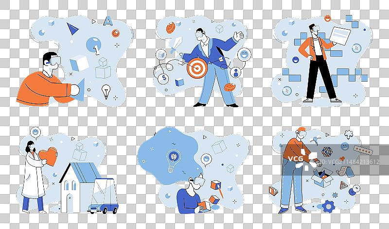 突破边界的元宇宙概念图片素材