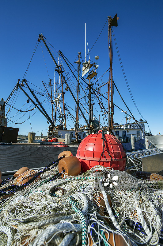 美国的商业渔船图片素材