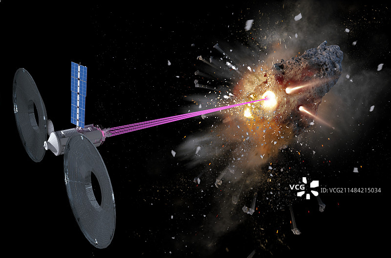 拍摄近地小行星图片素材