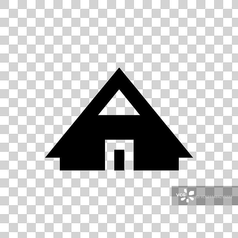 屋顶图标 - 简约图片素材