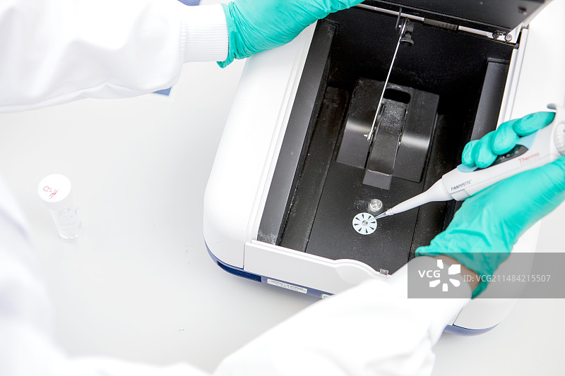 分光光度计分析图片素材