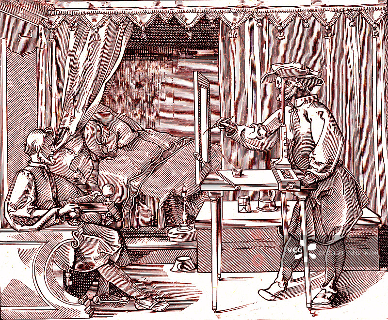 15世纪肖像画家图片素材