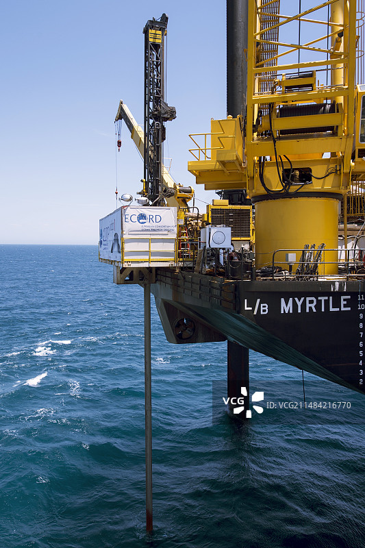 希克苏鲁伯陨石坑研究钻探图片素材