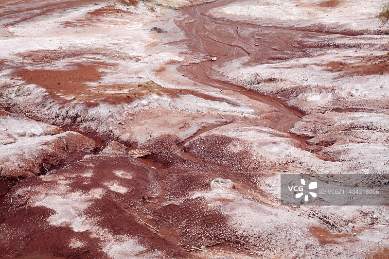 工厂泄漏的化学废料图片素材