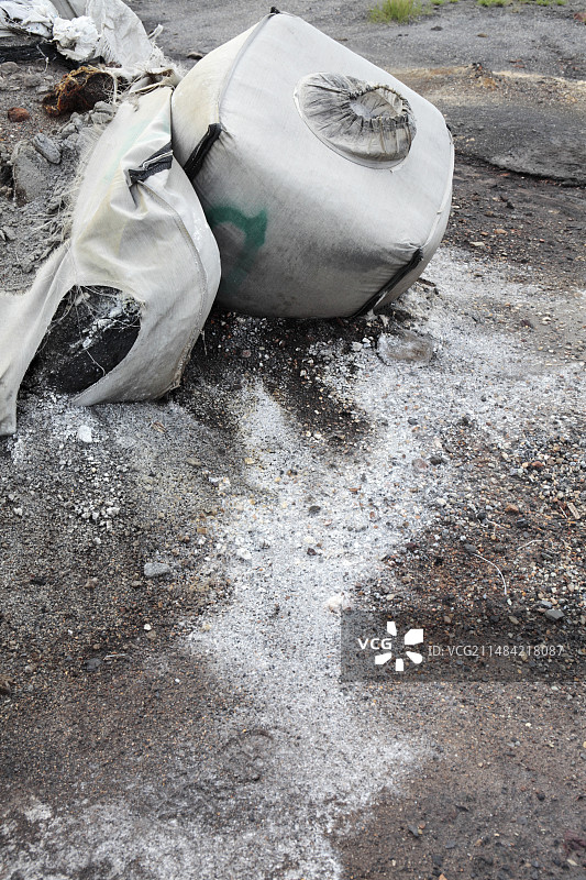 南非的废弃煤矿图片素材