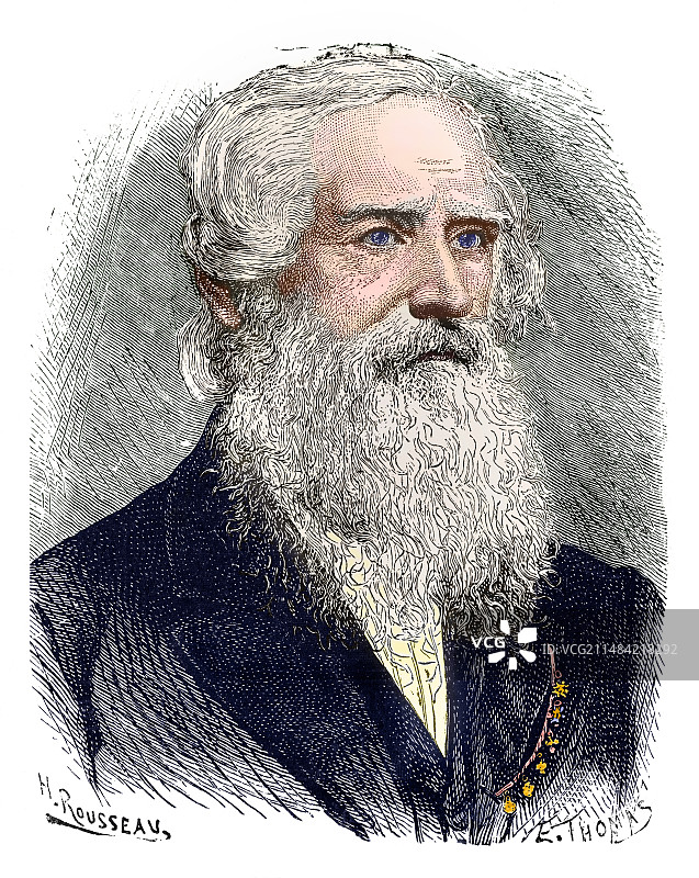 塞缪尔·莫尔斯，美国发明家图片素材