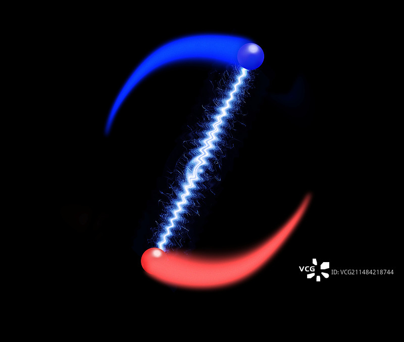 量子纠缠概念图图片素材