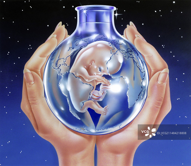 体外受精概念图图片素材