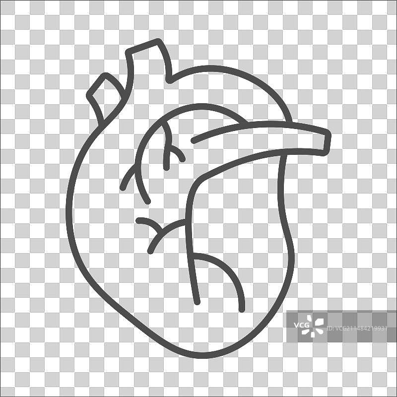 人心脏图标符号图片素材