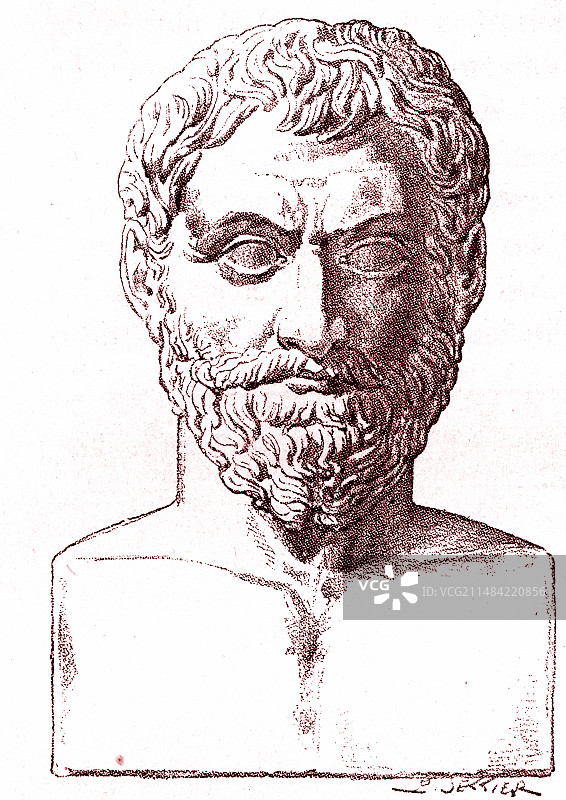 泰勒斯，古希腊科学家图片素材