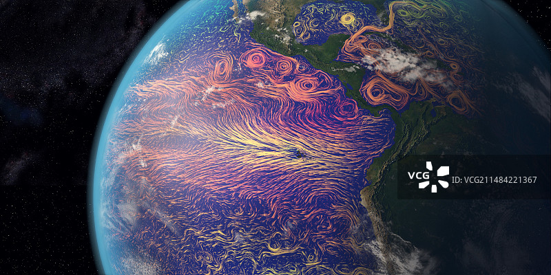 赤道太平洋逆流图片素材