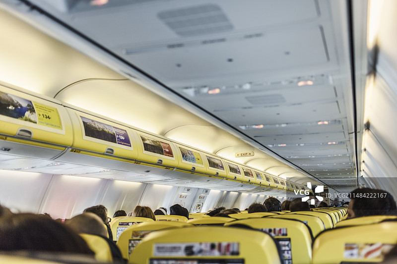 廉价航空公司客舱图片素材