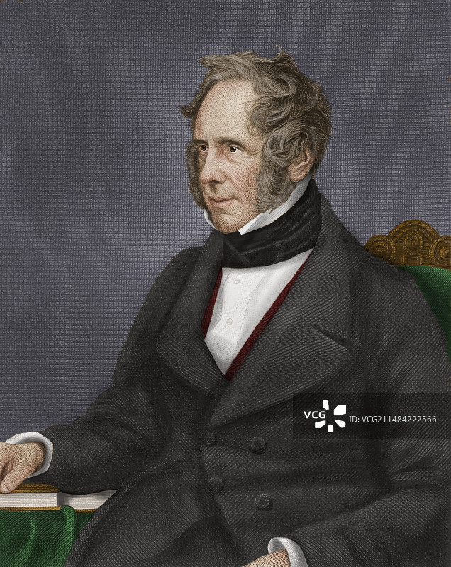 英国政治家帕默斯顿子爵图片素材