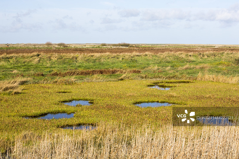 英国克莱盐沼图片素材