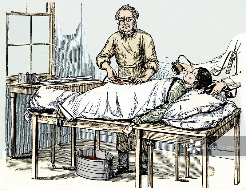 英国外科医生斯潘塞·韦尔斯图片素材