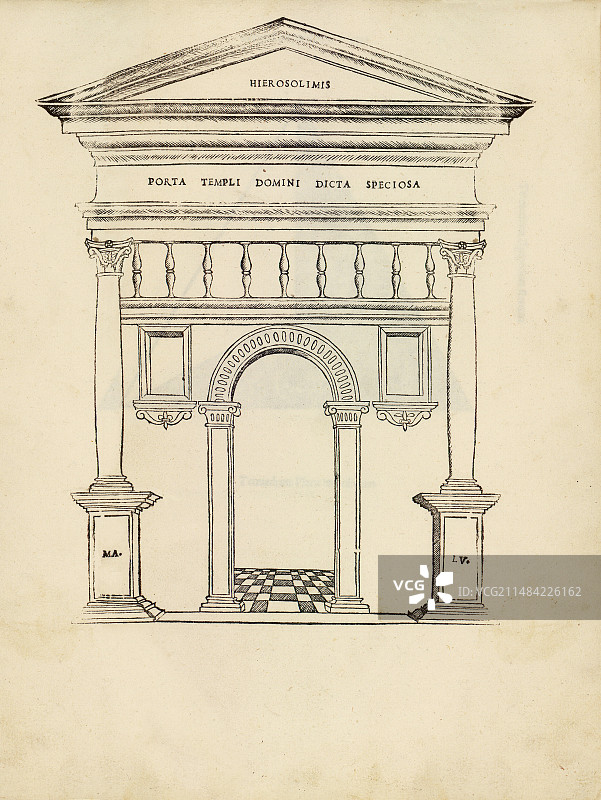 耶路撒冷圣殿之门图片素材