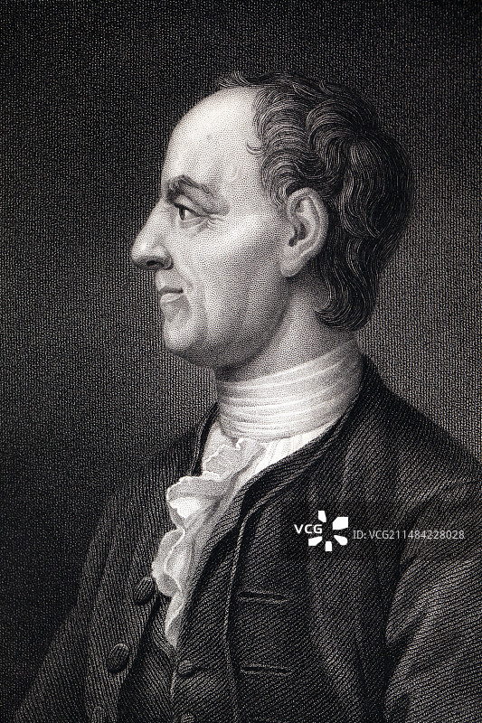 伦纳德·欧拉：瑞士数学家图片素材