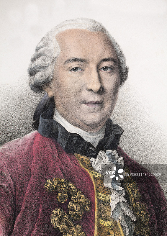 1761 比丰伯爵当代肖像图片素材