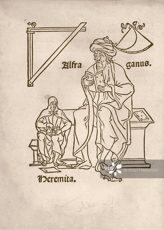 阿尔弗拉加努斯，伊斯兰天文学家图片素材