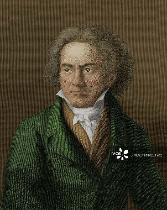 德国作曲家路德维希·范·贝多芬图片素材