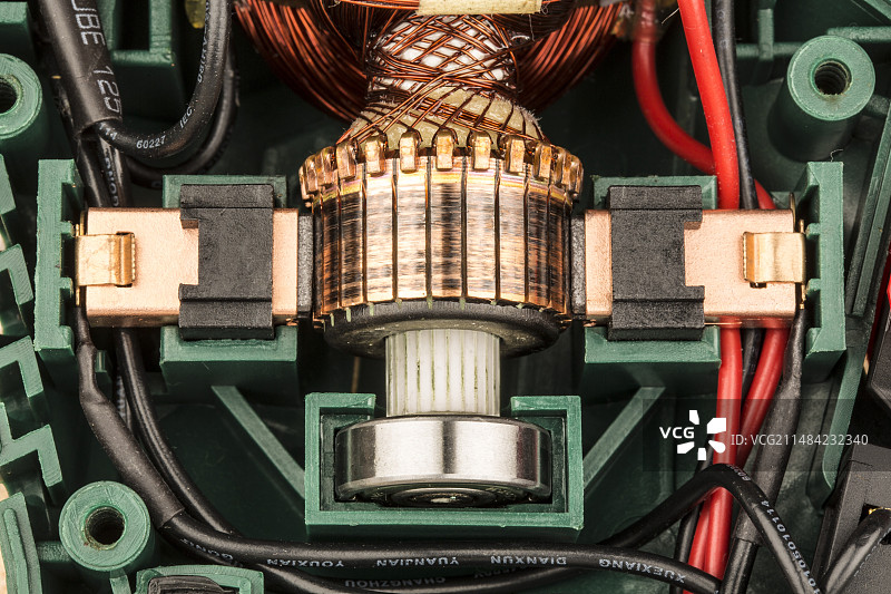 静止的电动机特写图片素材