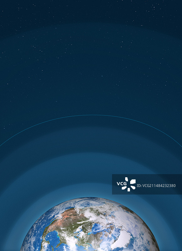 地球大气层结构艺术作品图片素材