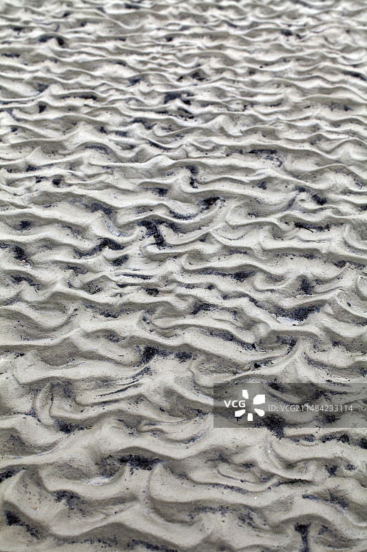 潮汐沙纹图片素材